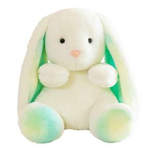WELTSTON Плюшевая кукла Rainbow Bunny Pink Green высотой 30 см