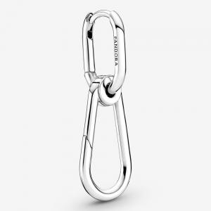Серьга Pandora ME Hoop Link, серебро