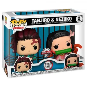 Funko Demon Slayer Pack 2 Фигурка Танджиро и Незуко, мультиколор