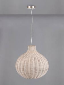 Подвесной потолочный светильник Allona из плетеного ротанга Pacific, Grey