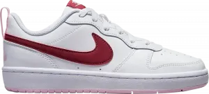 Кроссовки Nike Court Borough Low 2 GS 'White Dark Beetroot', белый
