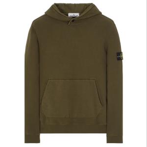 Толстовка Stone Island Logo Patch, оливковый