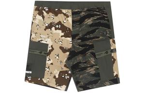 Aape Повседневные шорты мужские армейского зеленого цвета