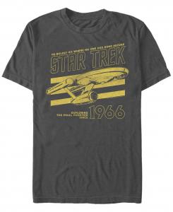 Мужская футболка с коротким рукавом star trek the original series old yellow 1966 года выпуска Fifth Sun, мульти
