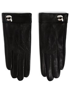 Karl Lagerfeld перчатки с брошью, черный