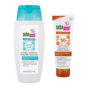 Солнцезащитный крем Sebamed SPF 50+, 75 мл + Успокаивающий бальзам Sebamed после загара