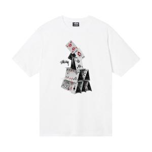 Футболка Stussy House Of Cards Tee 'White', белый