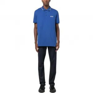 HUGO BOSS Поло мужское синее