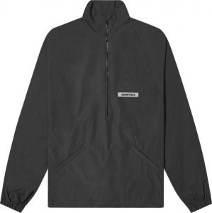 Топ Fear of God Essentials Half Zip Track Top 'Stretch Limo', черный