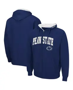 Мужская толстовка с молнией Penn State Nittany Lions Arch Logo 3.0 Colosseum, синий