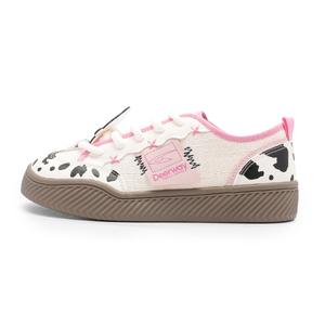 DEERWAY Увеличивающие рост, износостойкие, легкие, дышащие, нескользящие, низкие повседневные туфли, женские, розовые