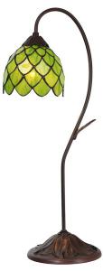 Настольная лампа Тиффани Clayre & Eef Tischlampe Ginevra, зеленый - стекло - 28 x 60 x 28 см