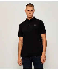 Футболка поло Regular fit Karl Lagerfeld, черный