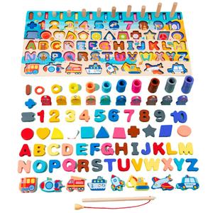 Образовательная доска Цифры Цифры Рыба + Магнит Обучение навыкам рук MINEXO