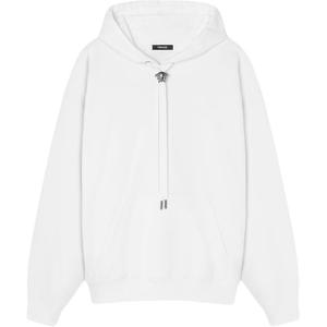 Хлопковый худи La Medusa VERSACE, белый