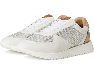 Кроссовки Lucky Brand Deva Woven Leather Sneaker, белый