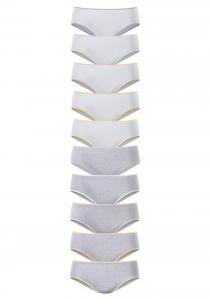 Трусики PETITE FLEUR, цвет mottled grey/White