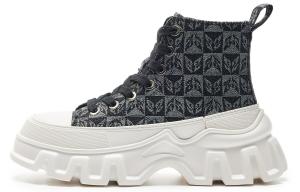 Туфли на платформе унисекс с высоким берцем для пресбиопии черные Ogr