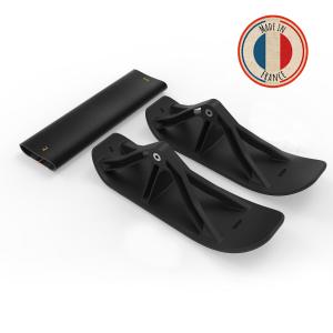 Комплект Wedze для переоборудования самокатов, черный / желтый