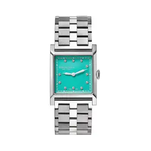 Часы Tiffany & Co. Union Square Tiffany Blue Dial, 27 мм, нержавеющая сталь/бриллианты