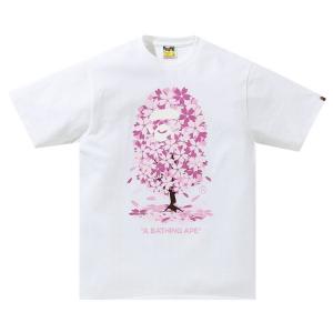 Футболка BAPE Sakura Tee 'White', белый