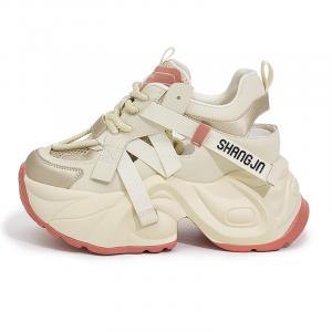 Кроссовки женские толстые низкие Milan Love Song, цвет Beige Gold