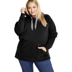 Женская худи с рюшами, plus size Avenue, Black