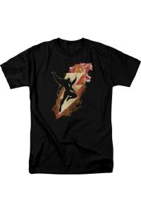 Футболка с коротким рукавом для взрослых с изображением тигра Болта из фильма «Шазам» Shazam Movie, черный