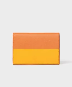 Чехол для карт с полосками и цветными блоками