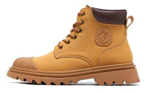 Мужские ботинки Cahhrrn X Martin Boot Men Beige Vicki Brown