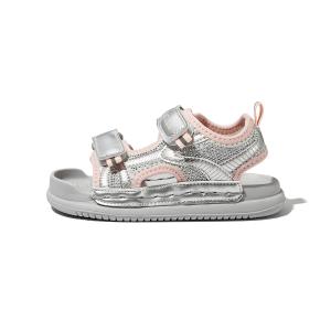 Детские сандалии BELLE, серебряный/розовый