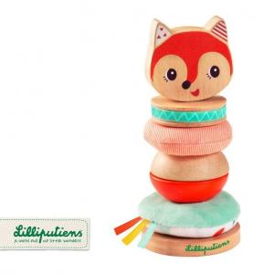 Liliputiens, головоломка-пирамида с мягкими элементами Лисы Алисы. Lilliputiens