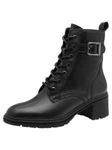 Ботильоны на шнуровке Tamaris, Black