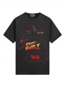 Футболка Capcom RYU Needle Point с круглым вырезом Kith, черный