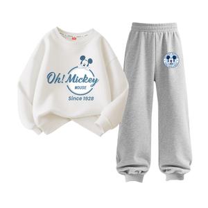 Детская повседневная спортивная одежда Disney, серый
