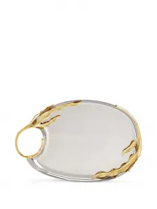 Поднос для мелочей (35 см) L'Objet, серебряный