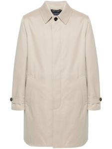 Brioni пальто на пуговицах, нейтральный цвет