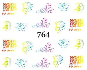 Водные наклейки для ногтей - №764, Raisin