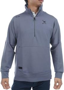 Мужская толстовка из флиса с выпуклостью в виде черепа (H/Z) Oakley, синий