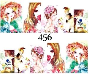 Водные наклейки для ногтей - №456, Raisin