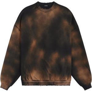 Потертый свитшот WE11DONE, черный