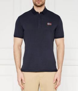 Поло Napapijri Regular Fit, темно-синий