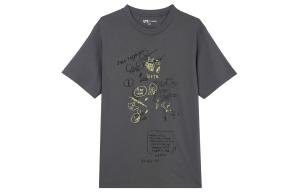 Футболка унисекс Асфальт Серый Uniqlo, серый