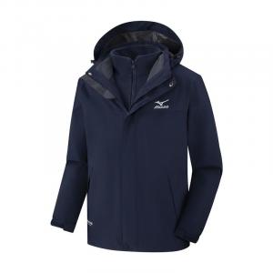 Mizuno Универсальная ветровка для горного похода, Navy Blue