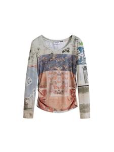 Лонгслив Desigual, Mixed colors