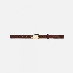 Ремень Black Suede Studio Bean Belt, цвет Brown Suede