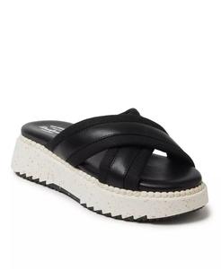 Женские сандалии на платформе с перекрестными ремешками Daisy Dearfoams, черный