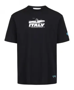 Свободная футболка с принтом и вышивкой в стиле «Peanuts». Iceberg, черный