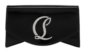 Christian Louboutin Маленькая женская сумка кросс-боди CL Calfskin черная
