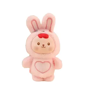 Виниловая кукла с милым питомцем плюшевая кукла высотой 16см Mr. Toy, розовый